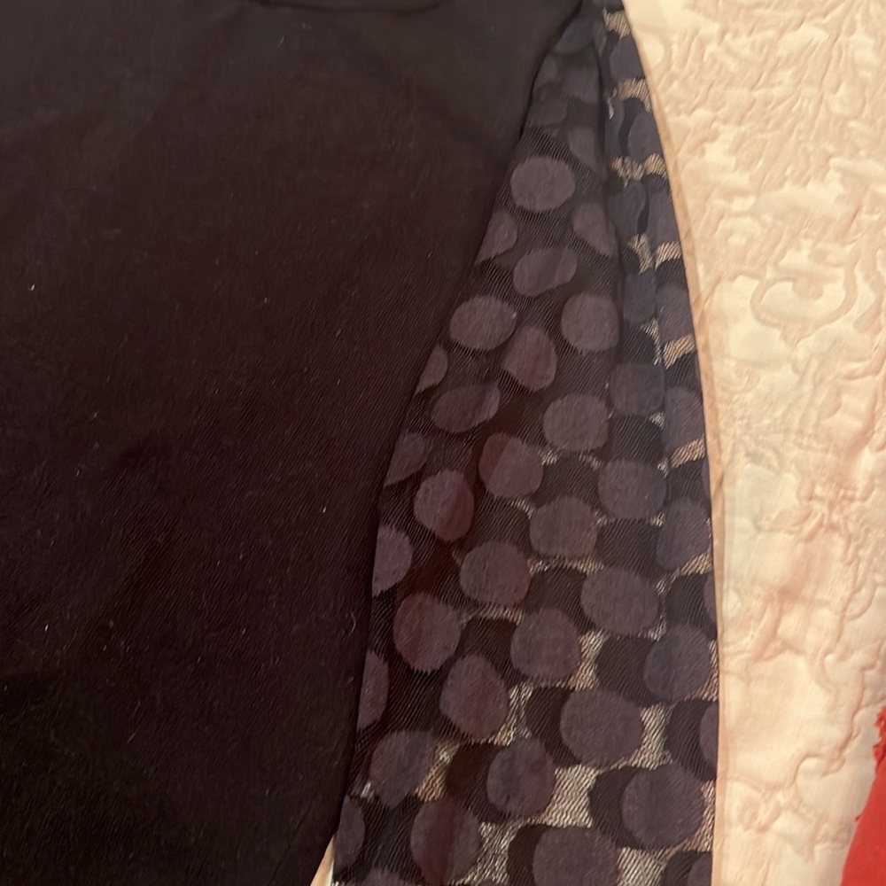 Like new purchased at anthropology black top - Picture 6 of 7